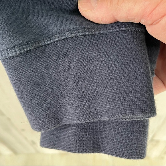 L.L.Bean Men’s Full Zipper Traditional Fit Sweatshirt Jacket Size XXL In Navy - Picture 7 of 8